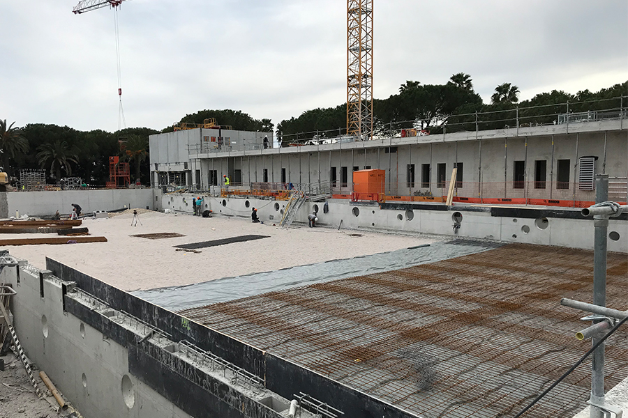 Chantier piscine