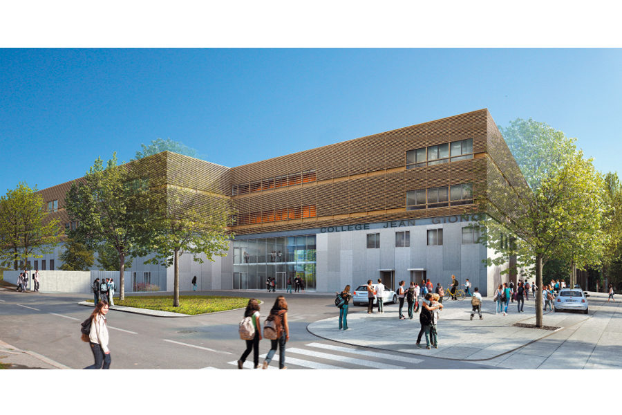 Leteissier Corriol - Agence d'architecture - Collège Jean Giono Marseille 13