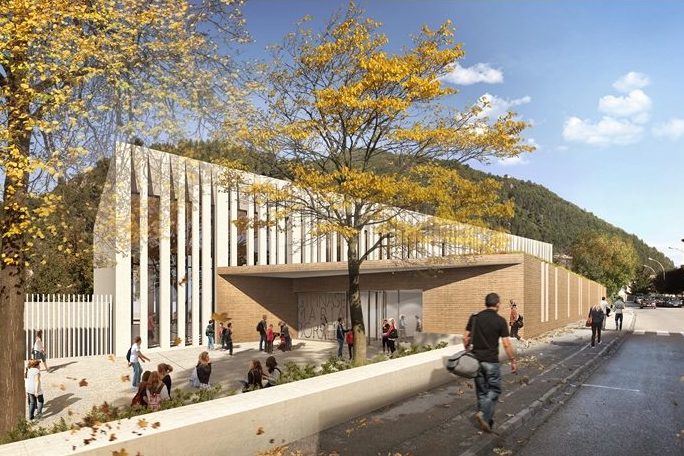 Leteissier Corriol - Agence d'architecture - Gymnase du collège Maria Borrely Digne-les-Bains 04