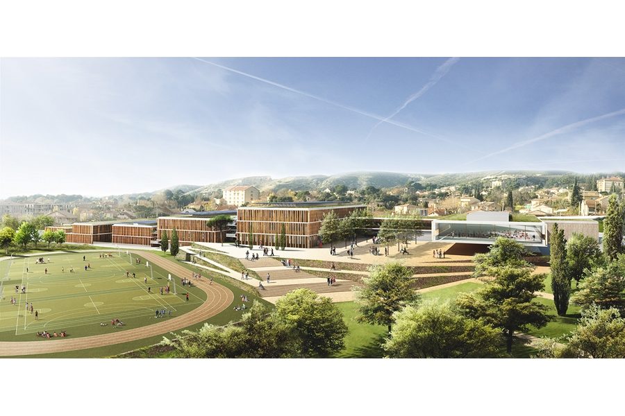 Leteissier Corriol - Agence d'architecture - Lycée de Saint Mitre Marseille 13