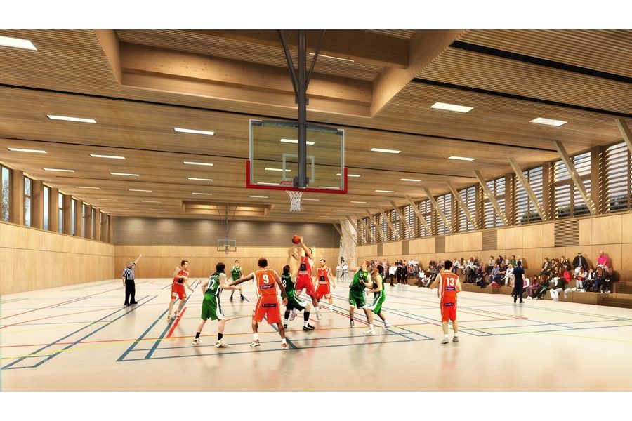 Leteissier Corriol - Agence d'architecture - Halle multisport Courthézon 84