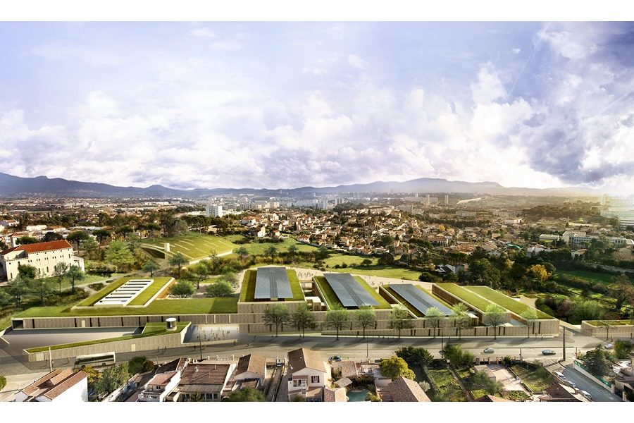 Leteissier Corriol - Agence d'architecture - Lycée de Saint Mitre Marseille 13