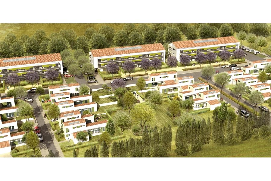 Leteissier Corriol - Agence d'architecture - 74 logements collectifs et individuels Saint Rémy de Provence 13