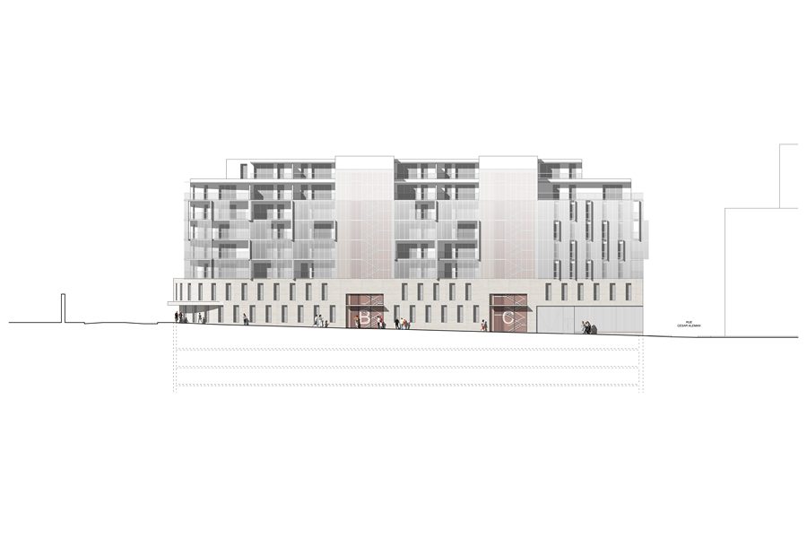 Leteissier Corriol - Agence d'architecture - Ensemble immobilier Marseille 13