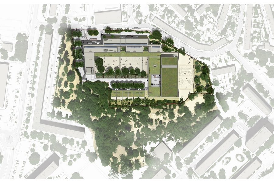 Leteissier Corriol - Agence d'architecture - Collège Jean Giono Marseille 13