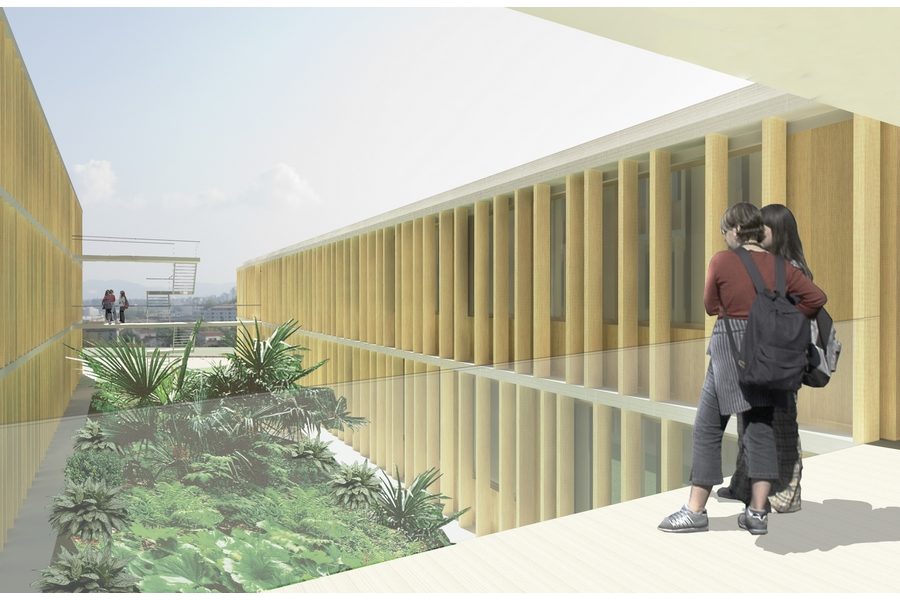 Leteissier Corriol - Agence d'architecture - Lycée de Saint Mitre Marseille 13