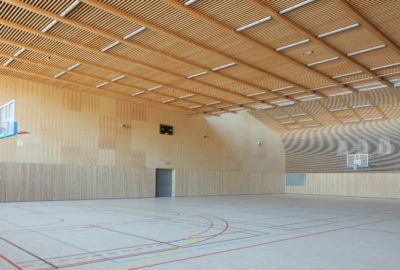 Leteissier Corriol - Agence d'architecture - Gymnase lycée Orange livré