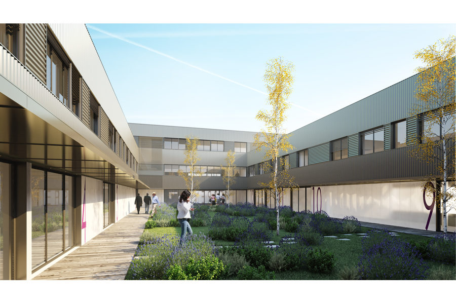 Leteissier Corriol - Agence d'architecture - Pôle entrepreneurial des Paluds Aubagne 13
