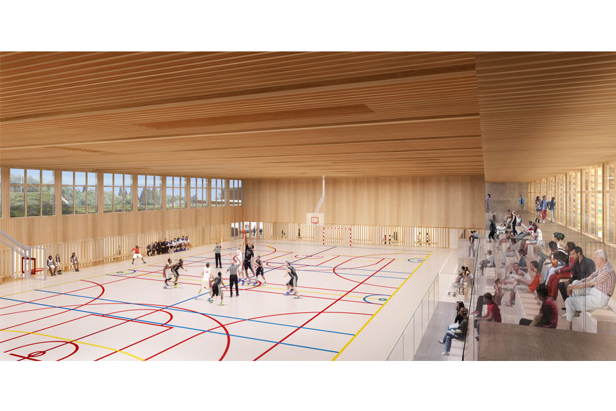 Leteissier Corriol - Agence d'architecture - Plateforme sportive Grans 13