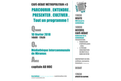 Leteissier Corriol - Agence d'architecture - Capitale Ad Hoc : café-débat