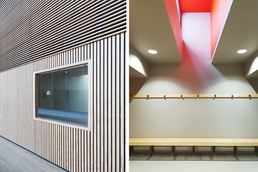 Leteissier Corriol - Agence d'architecture - Gymnase lycée Orange livré