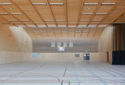 Leteissier Corriol - Agence d'architecture - Gymnase lycée Orange livré