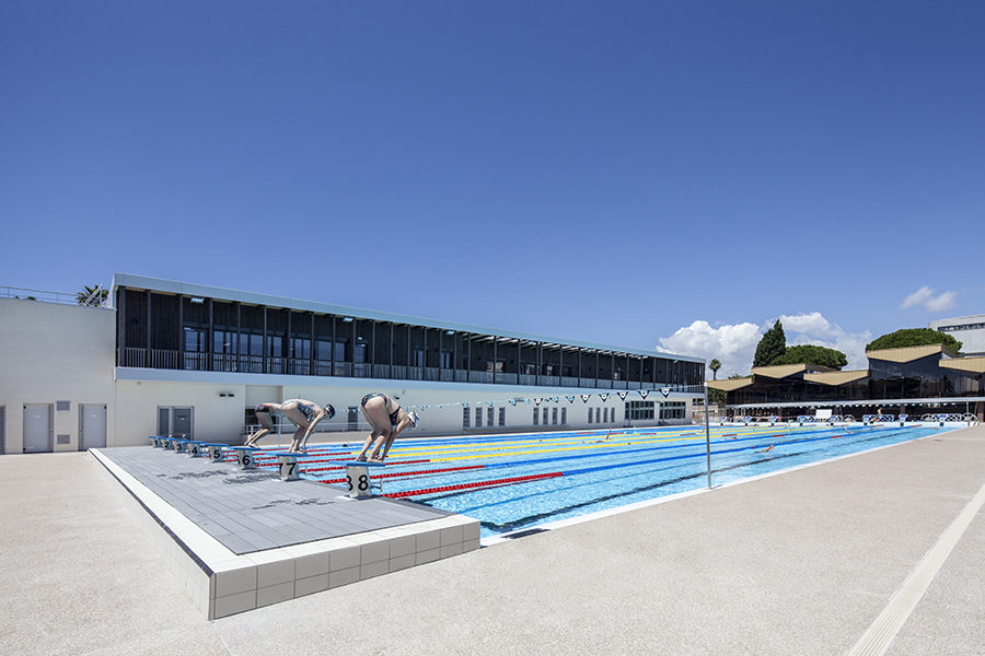 Leteissier Corriol - Agence d'architecture - Stade nautique Antibes 06
