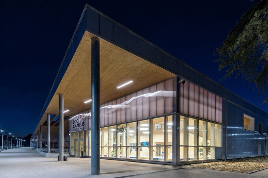 Leteissier Corriol - Agence d'architecture - Ecocampus finaliste des trophées de la construction 2018 catégorie ERP
