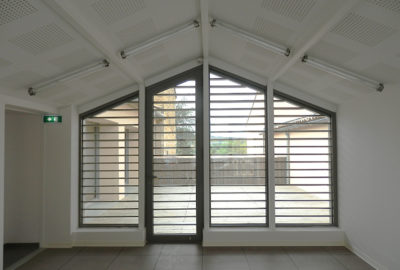 Leteissier Corriol - Agence d'architecture - Fin de chantier : salle de dégustation Château Mongin Orange