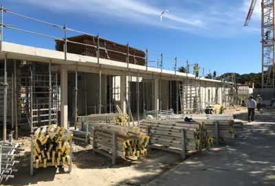 Leteissier Corriol - Agence d'architecture - Suite du chantier stade nautique