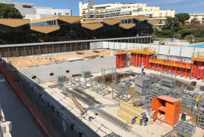 Leteissier Corriol - Agence d'architecture - Suite du chantier stade nautique