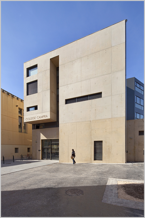 Leteissier Corriol - Agence d'architecture - Collège Campra