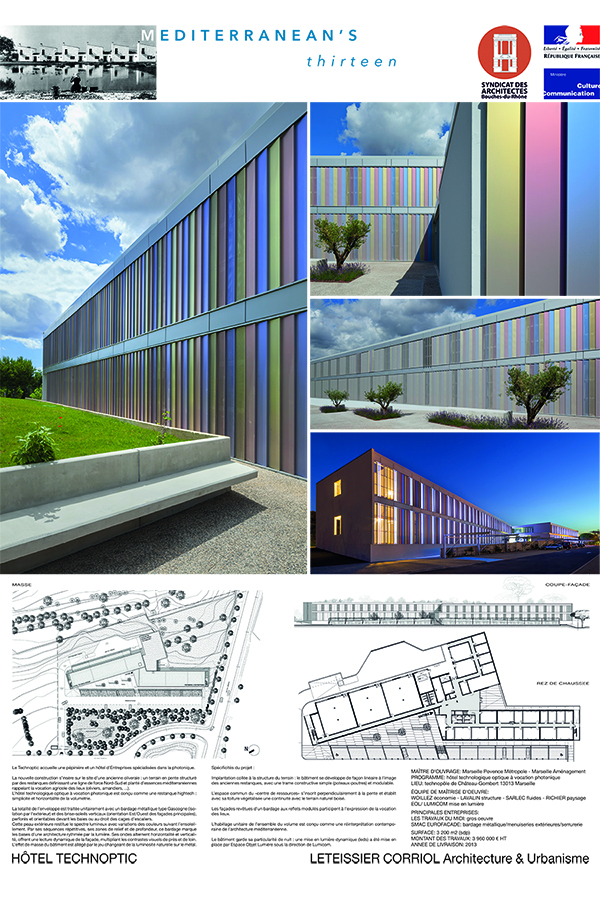 Leteissier Corriol - Agence d'architecture - Exposition Hôtel Technoptic SA13 DRAC PACA 2018