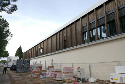 Leteissier Corriol - Agence d'architecture - Chantier stade nautique Antibes