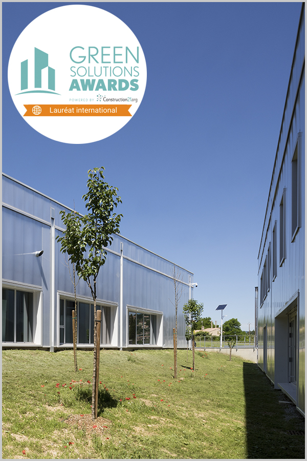 Leteissier Corriol - Agence d'architecture - GS awards international 2021 Mention sustainable construction Grand prize 2021 COP 26
