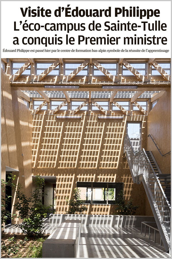 Leteissier Corriol - Agence d'architecture - La Provence 15 Novembre 2019