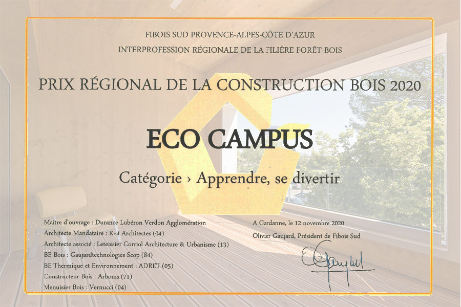 Leteissier Corriol - Agence d'architecture - Prix construction bois 2020
