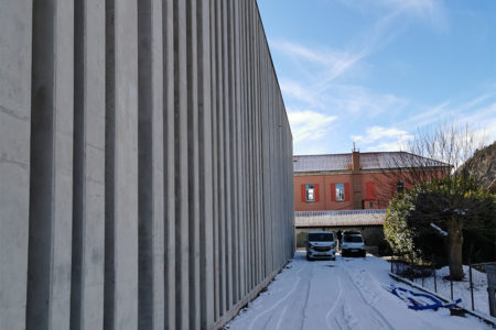 Leteissier Corriol - Agence d'architecture - Gymnase Borrely sous la neige