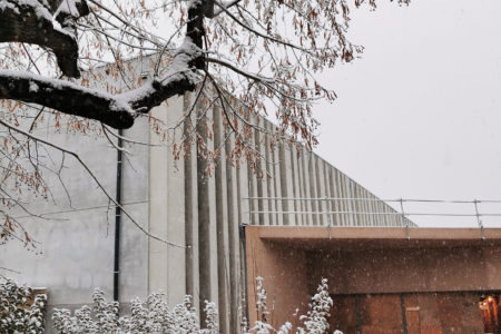 Leteissier Corriol - Agence d'architecture - Gymnase Borrely sous la neige