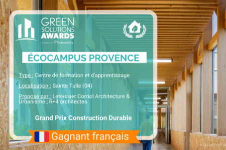 Leteissier Corriol - Agence d'architecture - Grand Prix GS Awards France