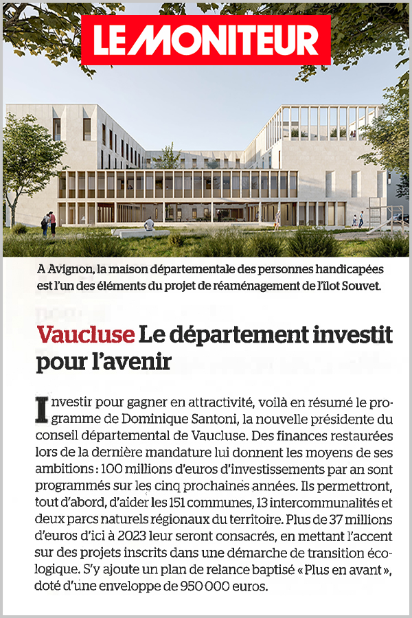 Leteissier Corriol - Agence d'architecture - Le Moniteur 10 Décembre 2021