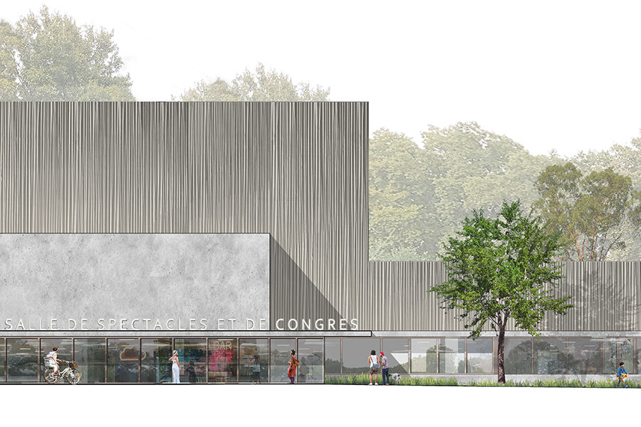 Leteissier Corriol - Agence d'architecture - Salle de spectacles Beaucaire 30