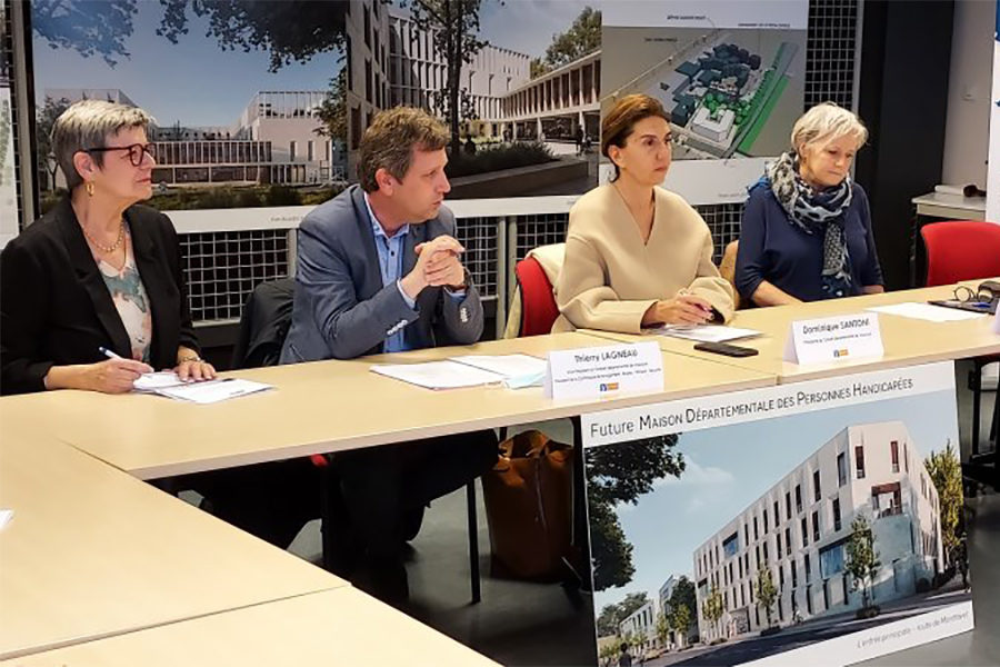 Leteissier Corriol - Agence d'architecture - MDPH Avignon, conférence de presse