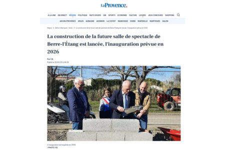 Leteissier Corriol - Agence d'architecture - Première pierre Berre l&rsquo;Etang