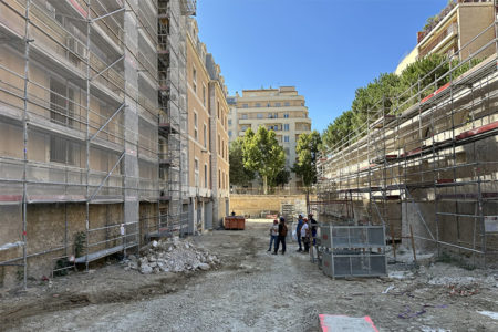 Leteissier Corriol - Agence d'architecture - Visite de chantier collège Defferre