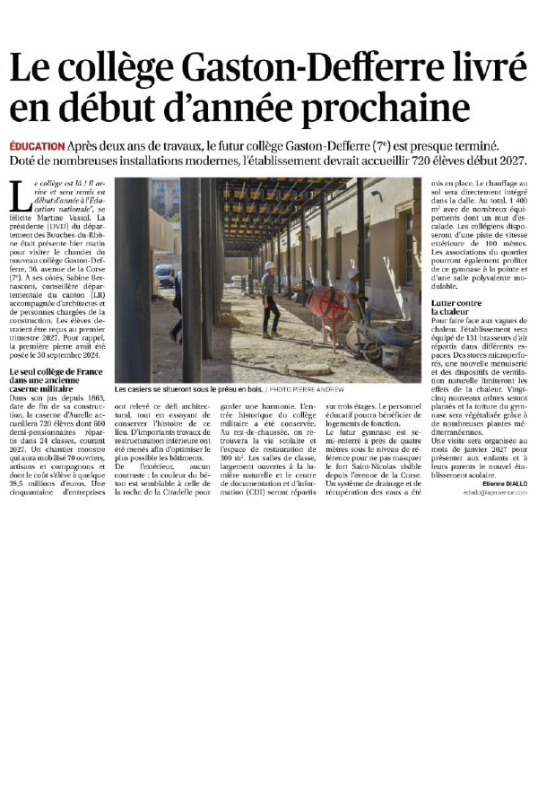 Leteissier Corriol - Agence d'architecture - La Provence Septembre 2026